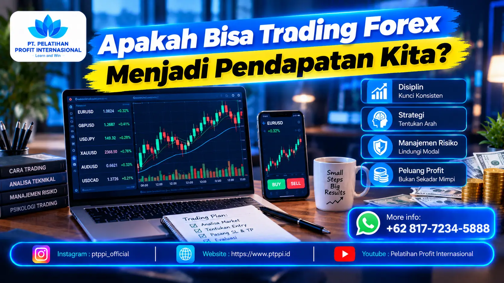 Apakah Bisa Trading Forex Menjadi Pendapatan Kita