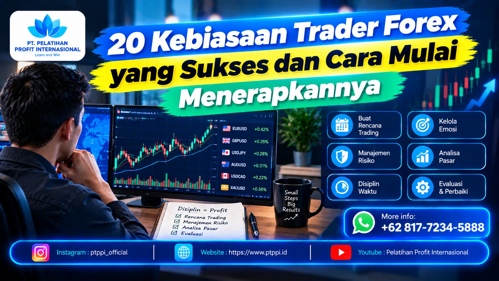 20 Kebiasaan Trader Forex yang Sukses dan Cara Mulai Menerapkannya