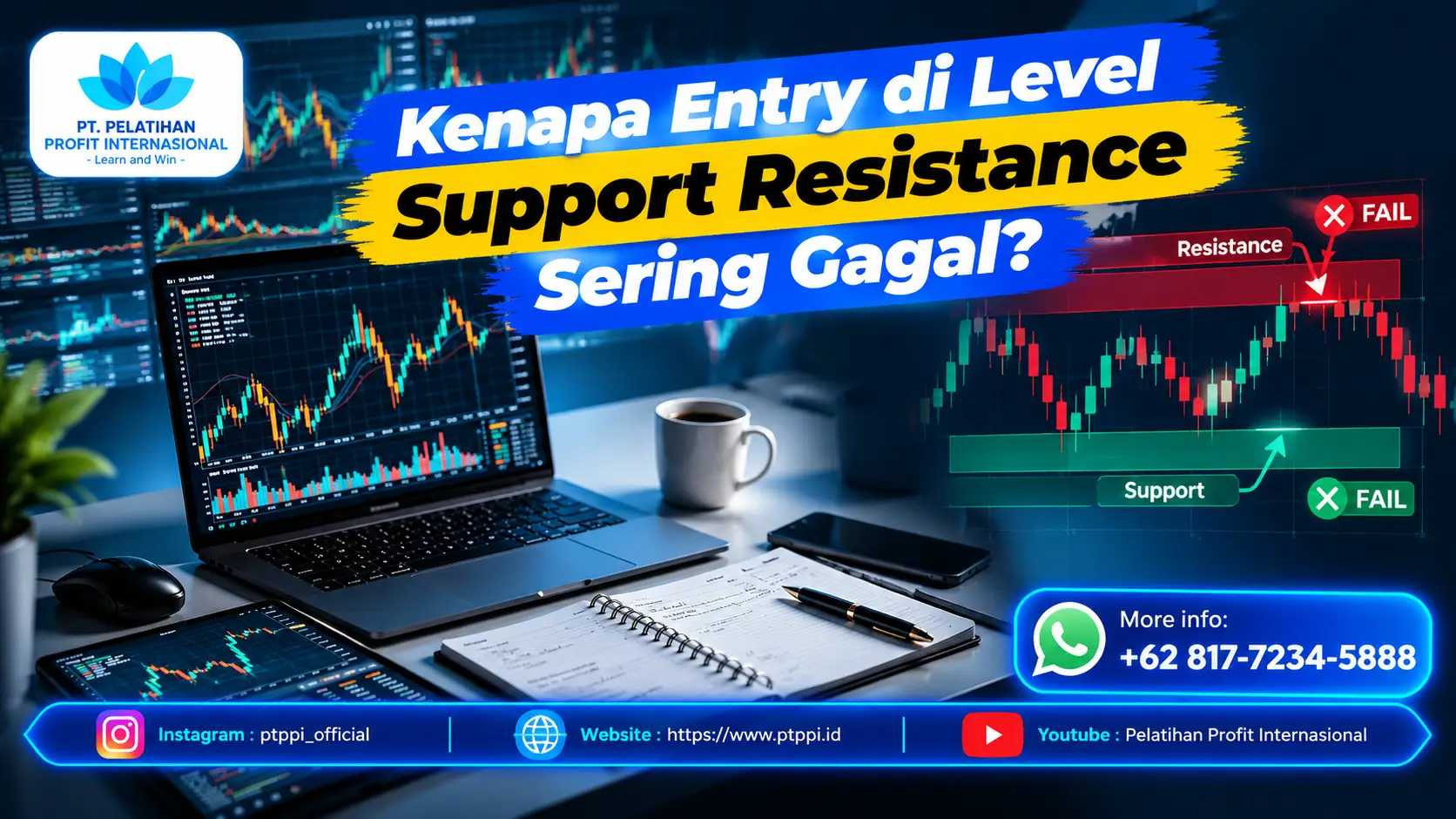 Kenapa Entry di Level Support Resistance Sering Gagal?