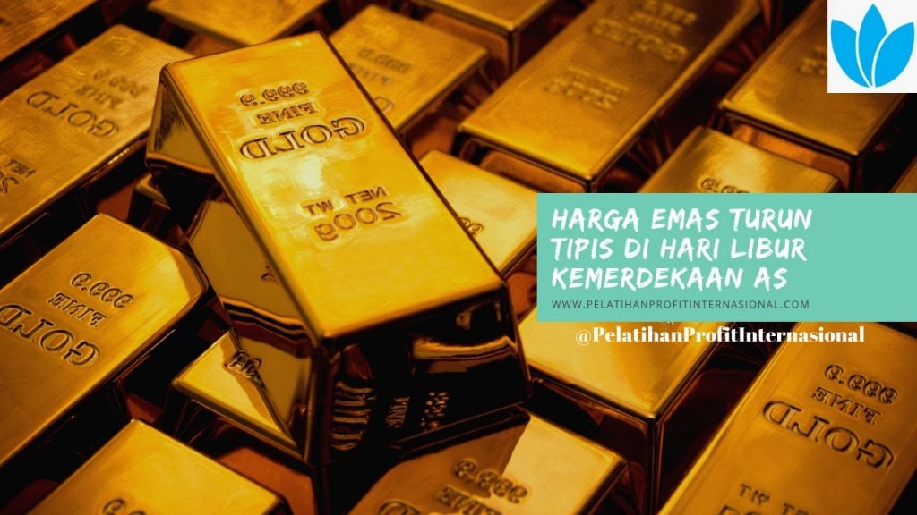 Harga Emas Turun Tipis Di Hari Libur Kemerdekaan AS