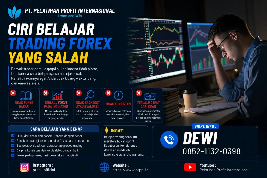 Ciri Belajar Trading Forex Yang Salah