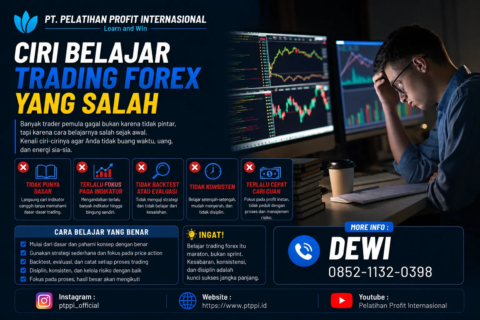 Ciri Belajar Trading Forex Yang Salah