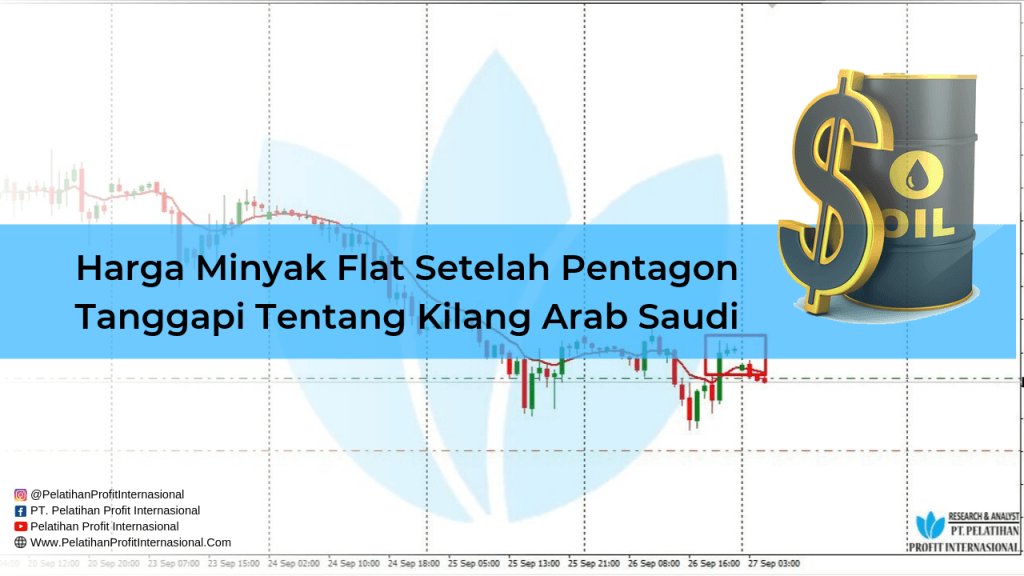Harga Minyak Flat Setelah Pentagon Tanggapi Tentang Kilang Arab Saudi
