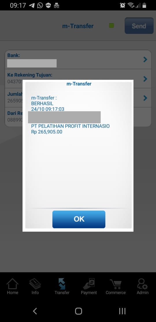 BAPAK EVENS DOMINIUS dari SURABAYA berlangganan signal forex