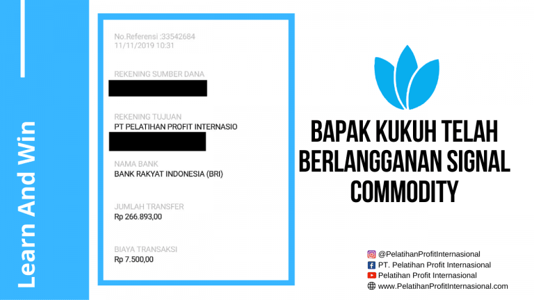 Bapak Kukuh Dari Bali Telah Berlangganan Signal Commodity
