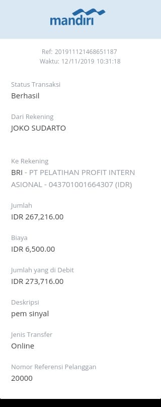 Bpk Joko Sudarto Langganan Signal Forex