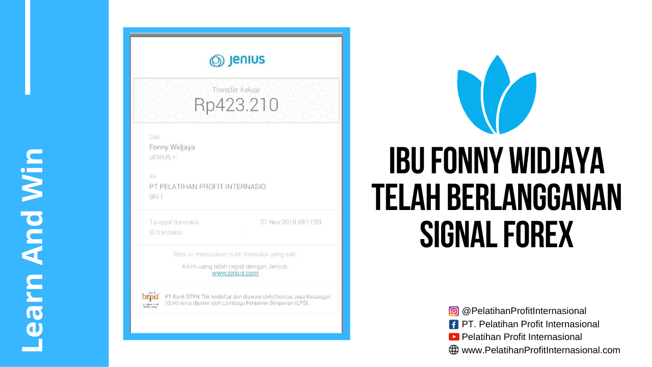 Ibu Fonny Widjaya Telah Berlangganan Signal Forex