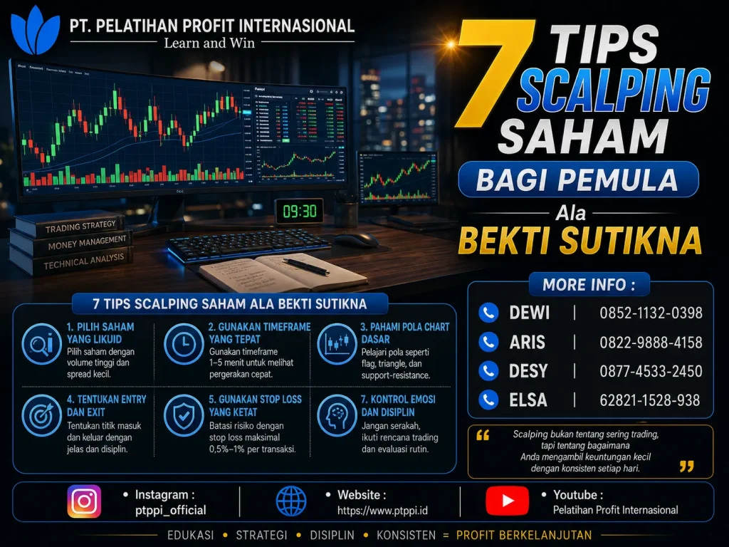 7 Tips Scalping Saham Bagi Pemula Ala Bekti Sutikna