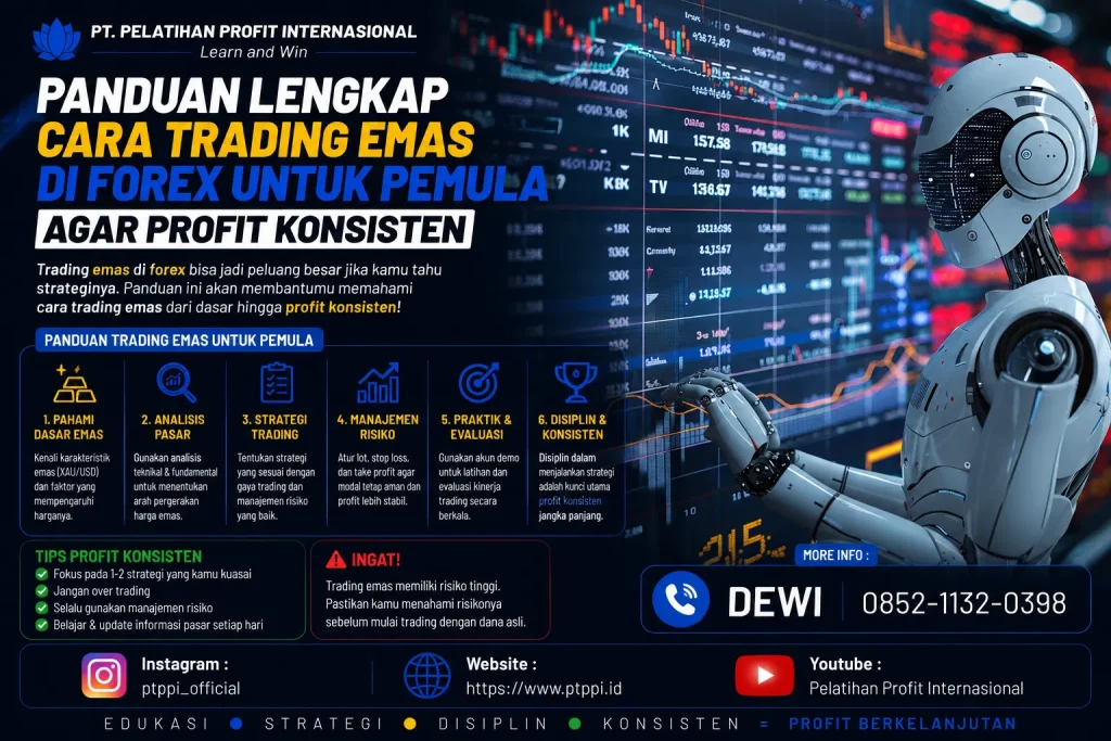 Panduan Lengkap Cara Trading Emas di Forex untuk Pemula agar Profit Konsisten