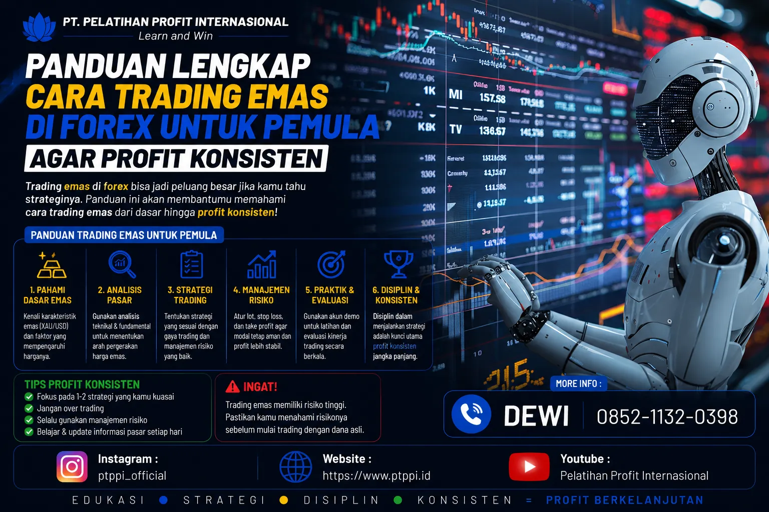 Panduan Lengkap Cara Trading Emas di Forex untuk Pemula agar Profit Konsisten