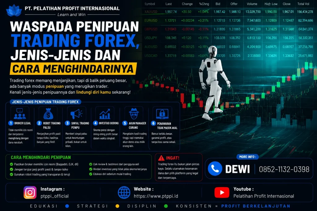 Waspada Penipuan Trading Forex, Jenis-Jenis dan Cara Menghindarinya