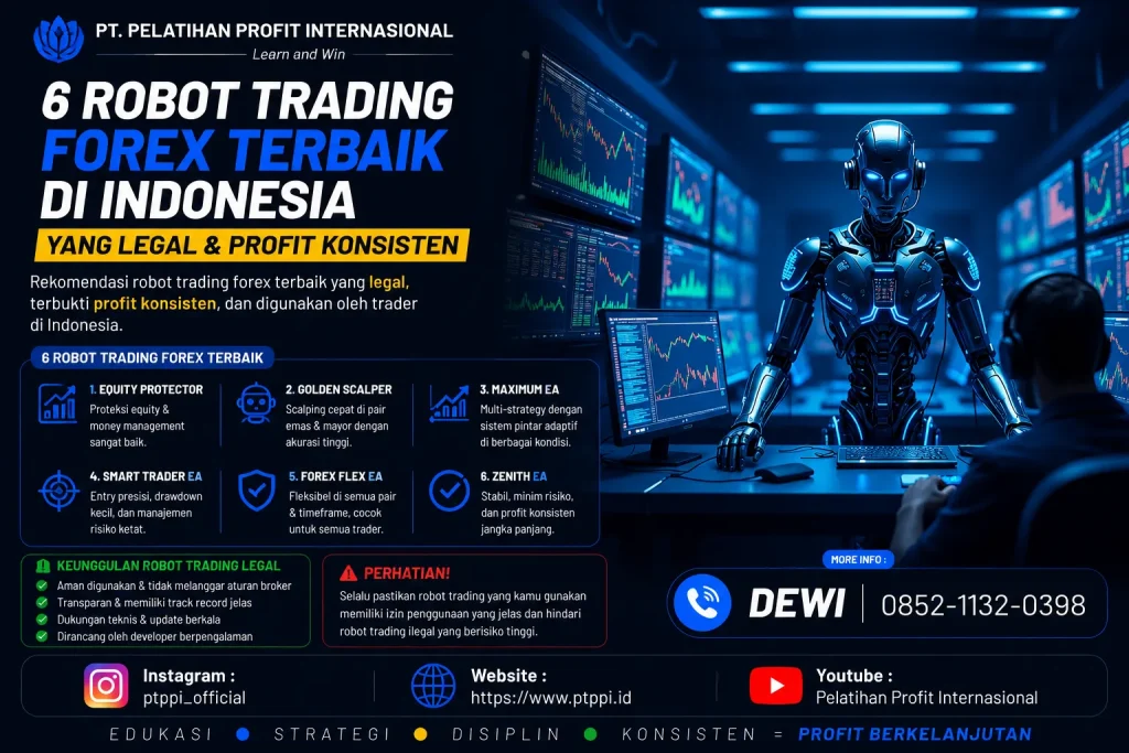 6 Robot Trading Forex Terbaik di Indonesia yang Legal & Profit Konsisten