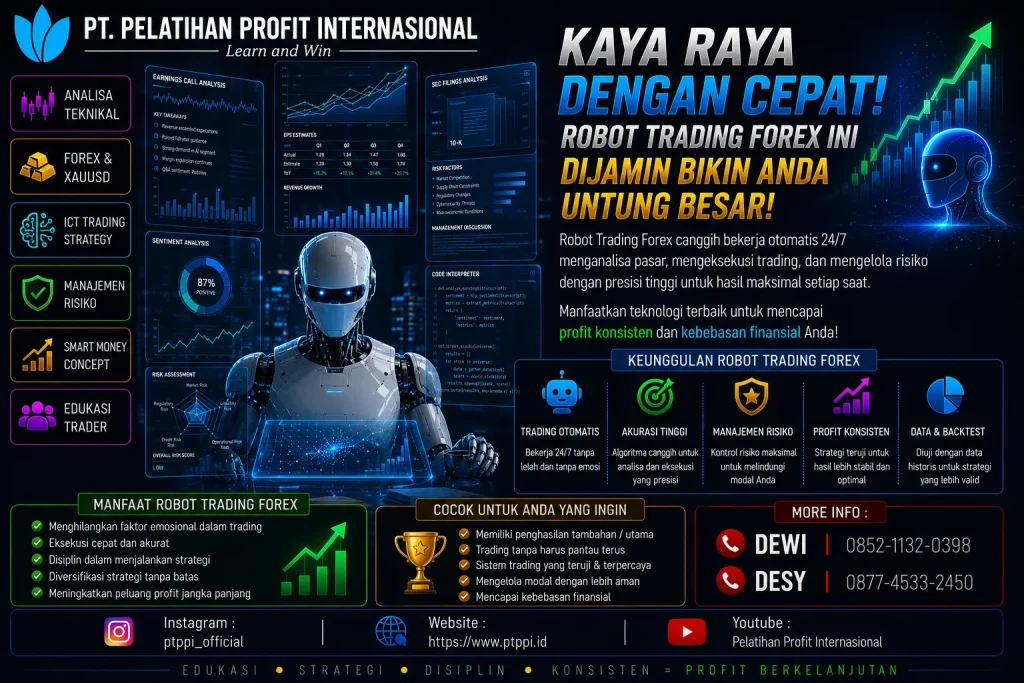 Kaya Raya dengan Cepat! Robot Trading Forex Ini Dijamin Bikin Anda Untung Besar!