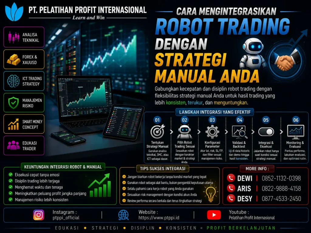Cara Mengintegrasikan Robot Trading dengan Strategi Manual Anda