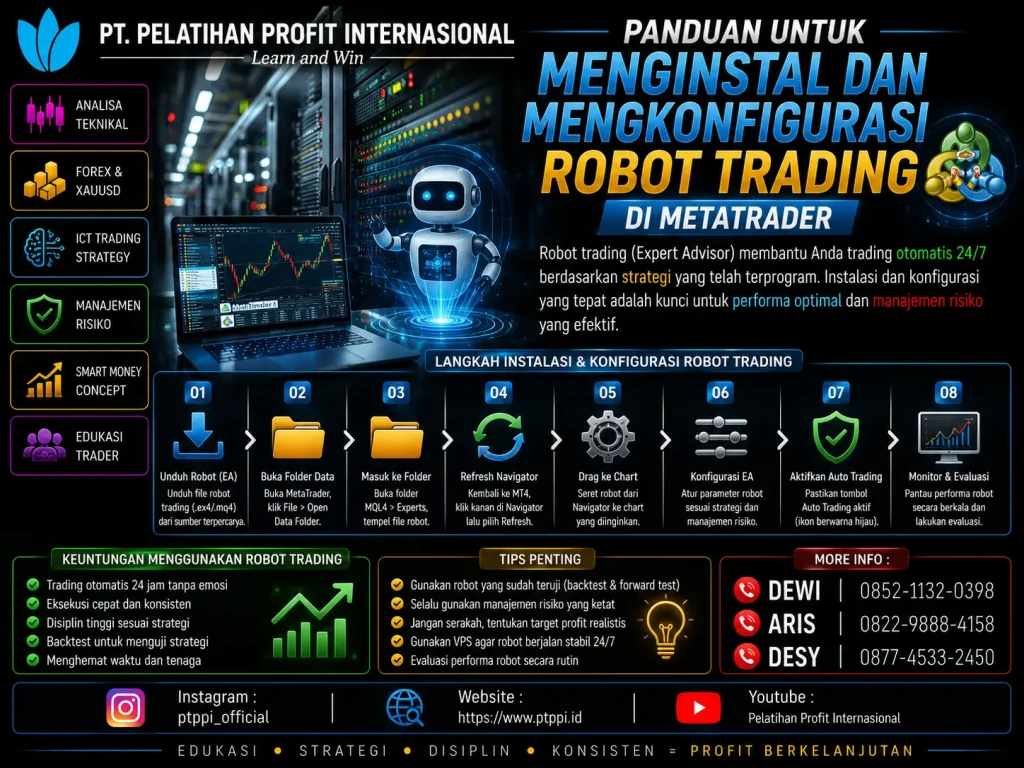 Panduan untuk Menginstal dan Mengkonfigurasi Robot Trading di MetaTrader