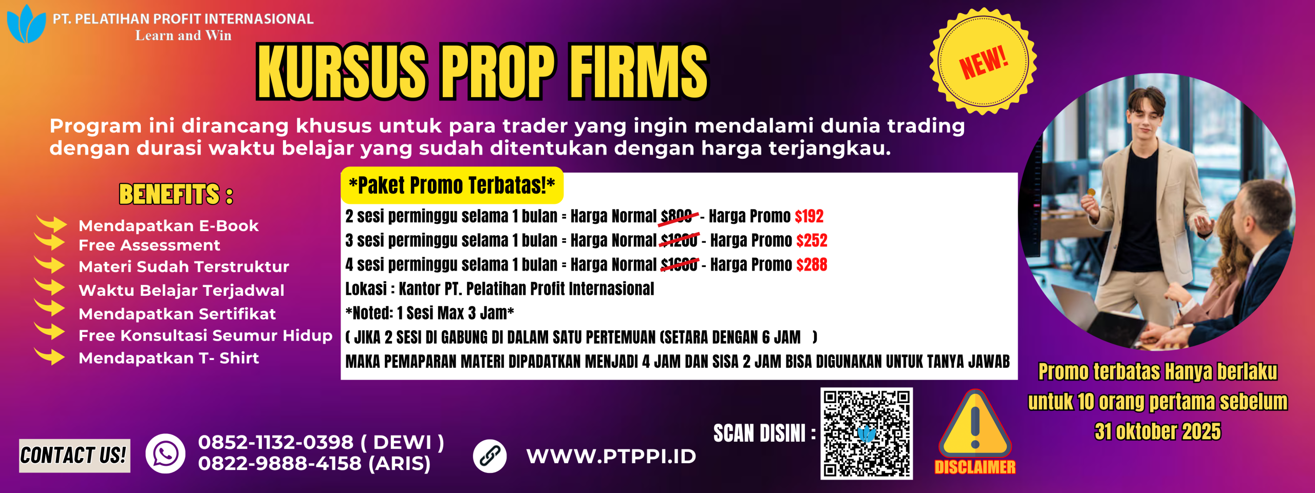 KURSUS PROP FIRMS