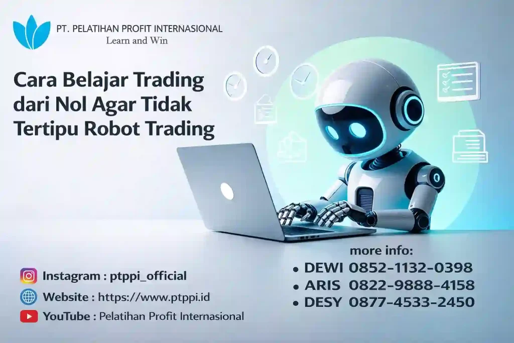 Cara Belajar Trading dari Nol Agar Tidak Tertipu Robot Trading
