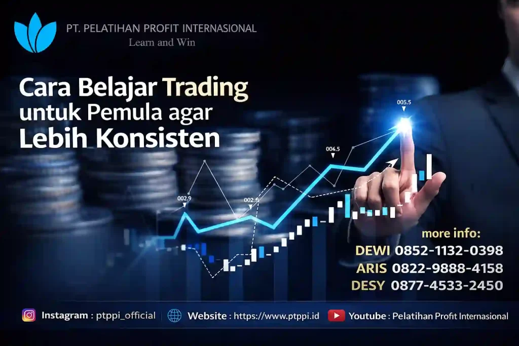 Cara Belajar Trading untuk Pemula agar Lebih Konsisten