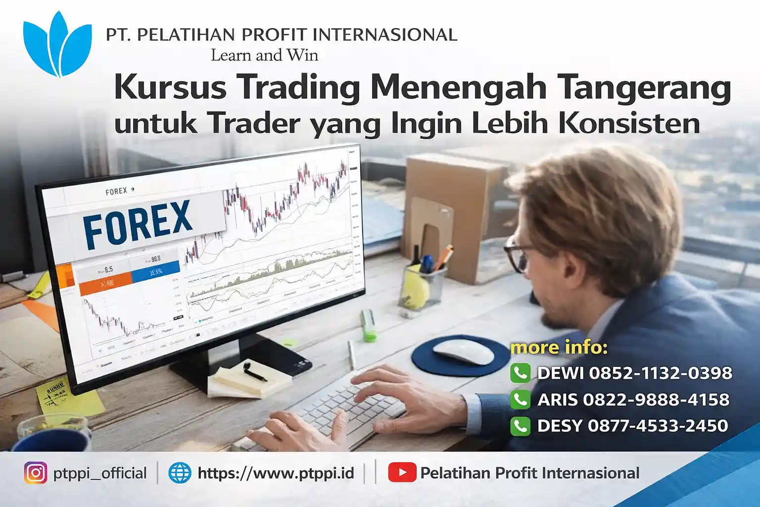 Kursus Trading Menengah Tangerang untuk Trader yang Ingin Lebih Konsisten