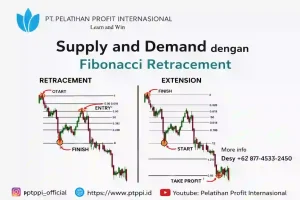 Supply and Demand dengan Fibonacci Retracement