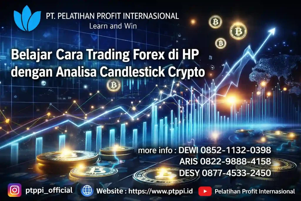 Belajar Cara Trading Forex di HP dengan Analisa Candlestick Crypto