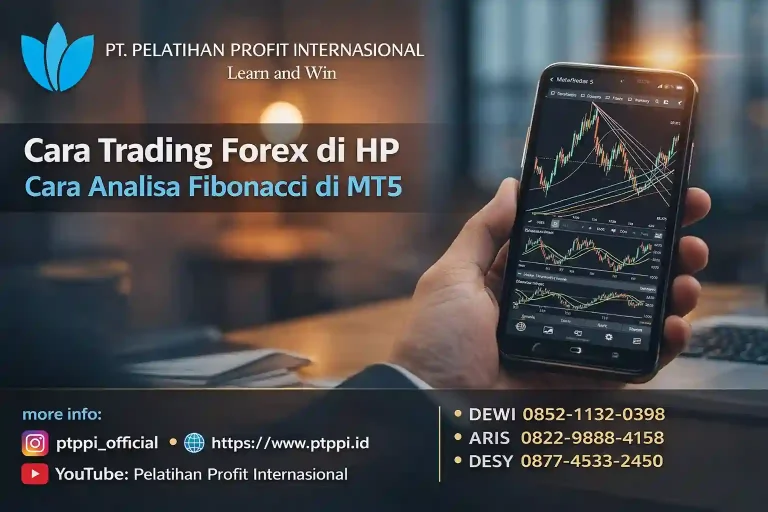 Cara Trading Forex di HP Cara Analisa Fibonacci di MT5