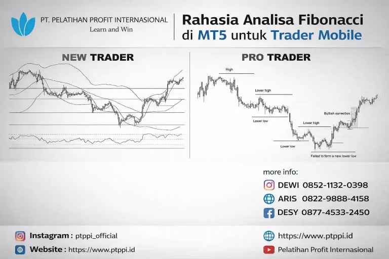 Rahasia Analisa Fibonacci di MT5 untuk Trader Mobile
