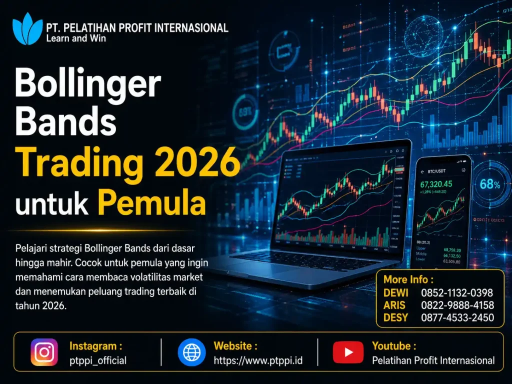 Bollinger Bands trading 2026 untuk pemula