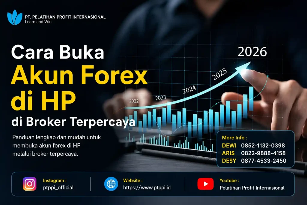Cara Buka Akun Forex di HP di Broker Terpercaya