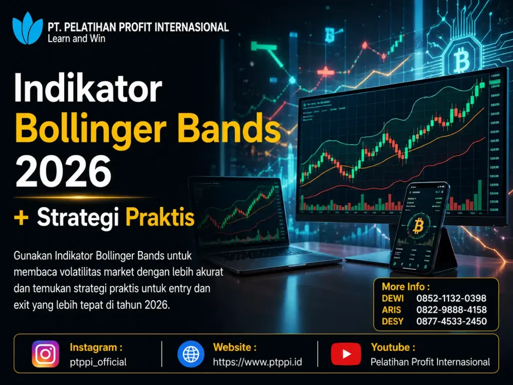 Indikator Bollinger Bands 2026 + Strategi Praktis