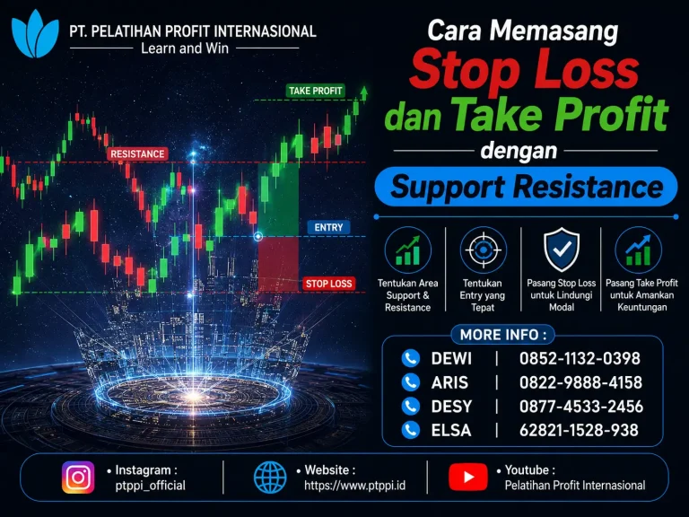 Cara Memasang Stop Loss dan Take Profit dengan Support Resistance