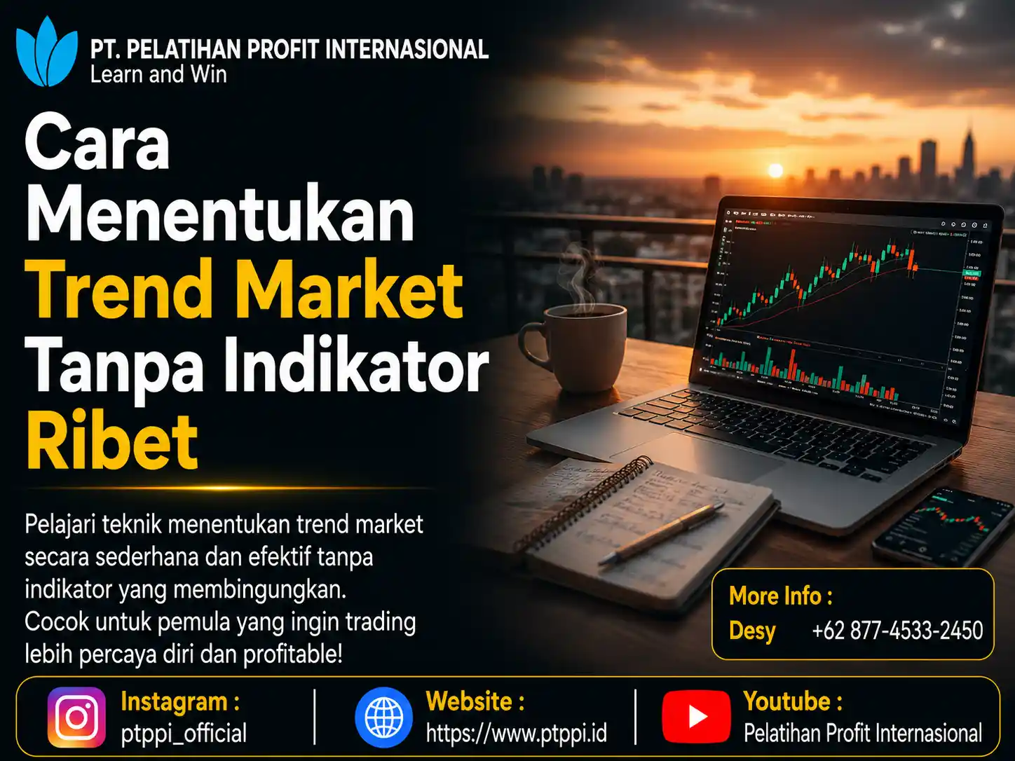 Cara Menentukan Trend Market Tanpa Indikator Ribet