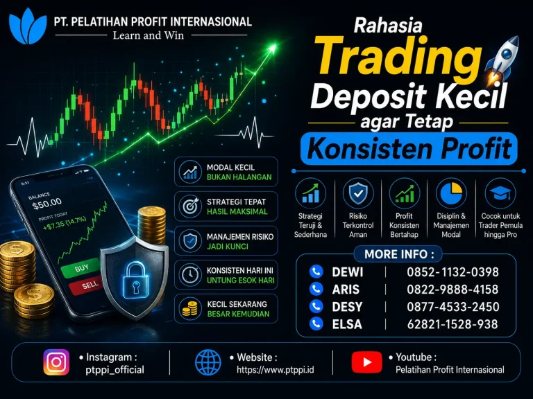 Rahasia Trading Deposit Kecil agar Tetap Konsisten Profit