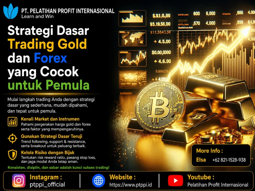 Strategi Dasar Trading Gold dan Forex yang Cocok untuk Pemula