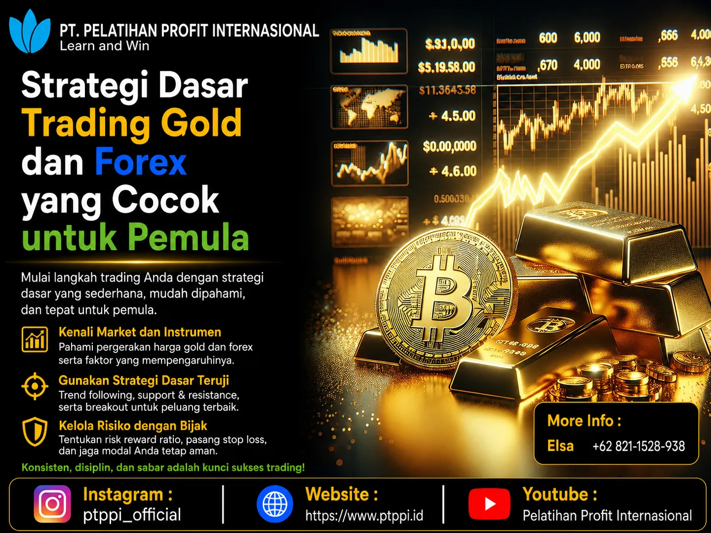 Strategi Dasar Trading Gold dan Forex yang Cocok untuk Pemula