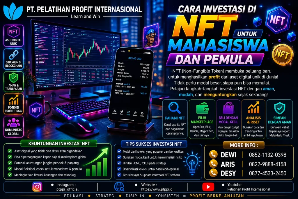 Cara Investasi di NFT untuk Mahasiswa dan Pemula