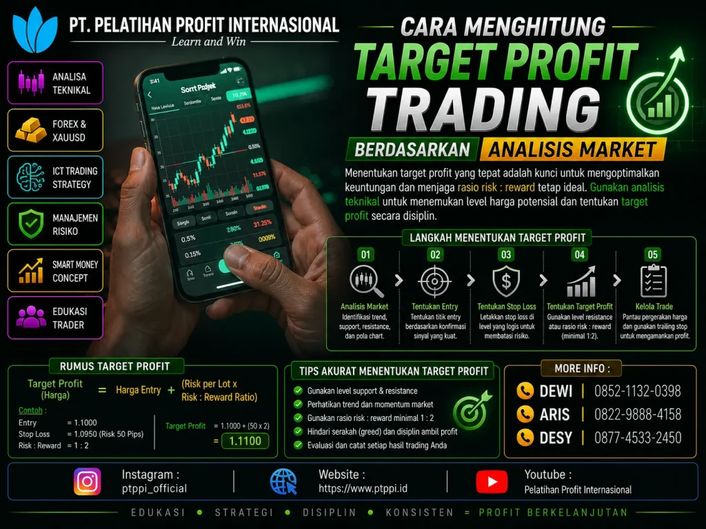 Cara Menghitung Target Profit Trading Berdasarkan Analisis Market