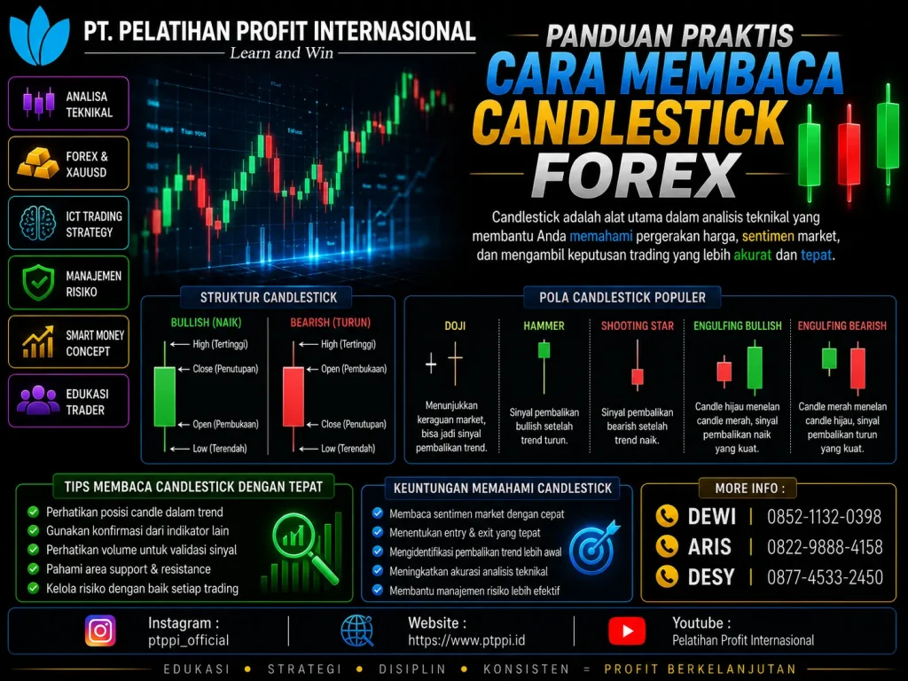 Panduan Praktis Cara Membaca Candlestick Forex