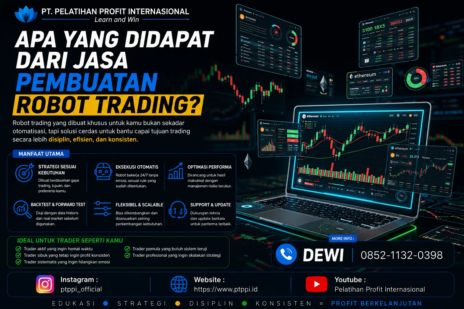 Apa yang Didapat dari Jasa Pembuatan Robot Trading?