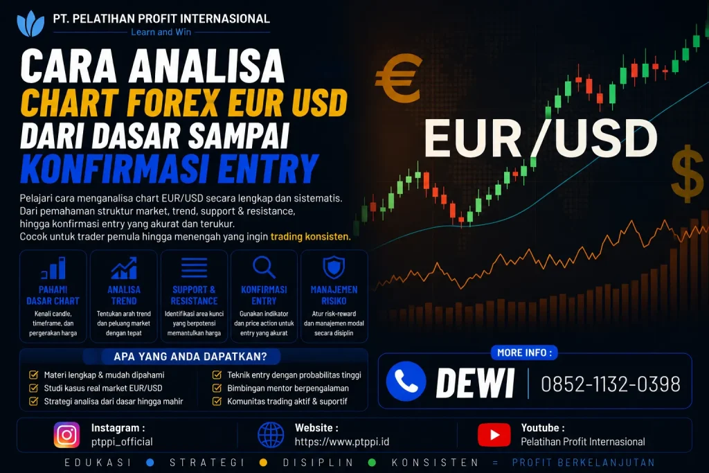 Cara Analisa Chart Forex EUR USD dari Dasar sampai Konfirmasi Entry