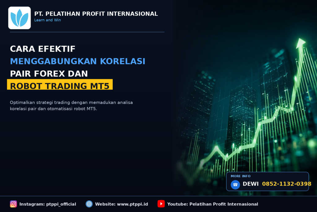 Cara Efektif Menggabungkan Korelasi Pair Forex dan Robot Trading MT5