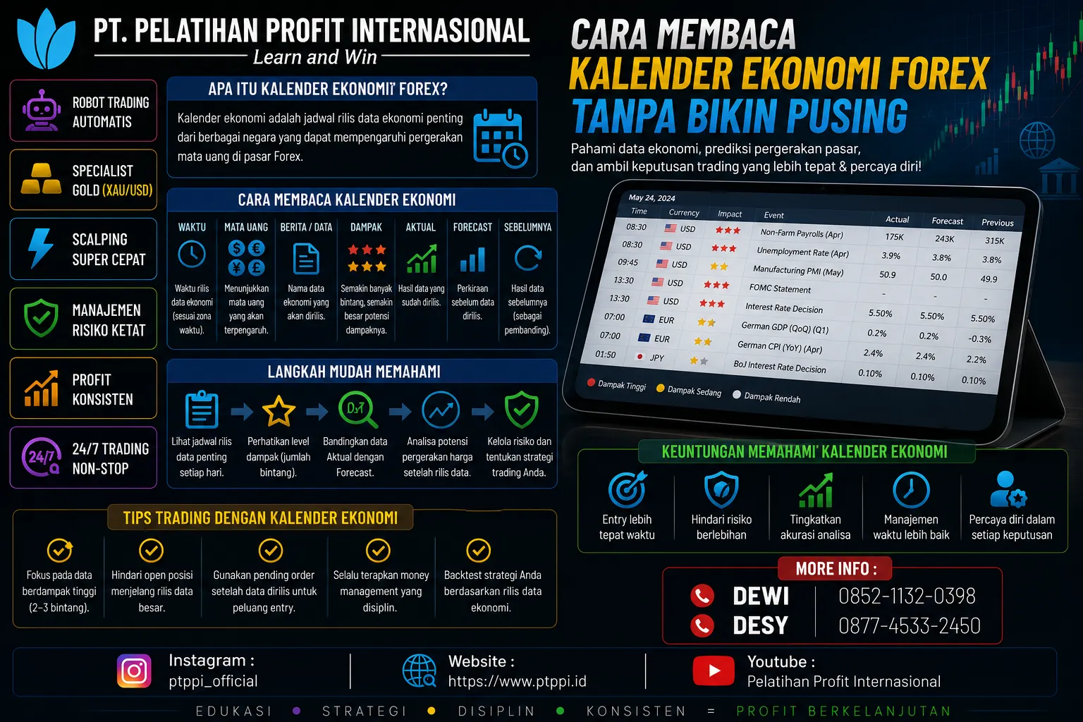 Cara Membaca Kalender Ekonomi Forex Tanpa Bikin Pusing