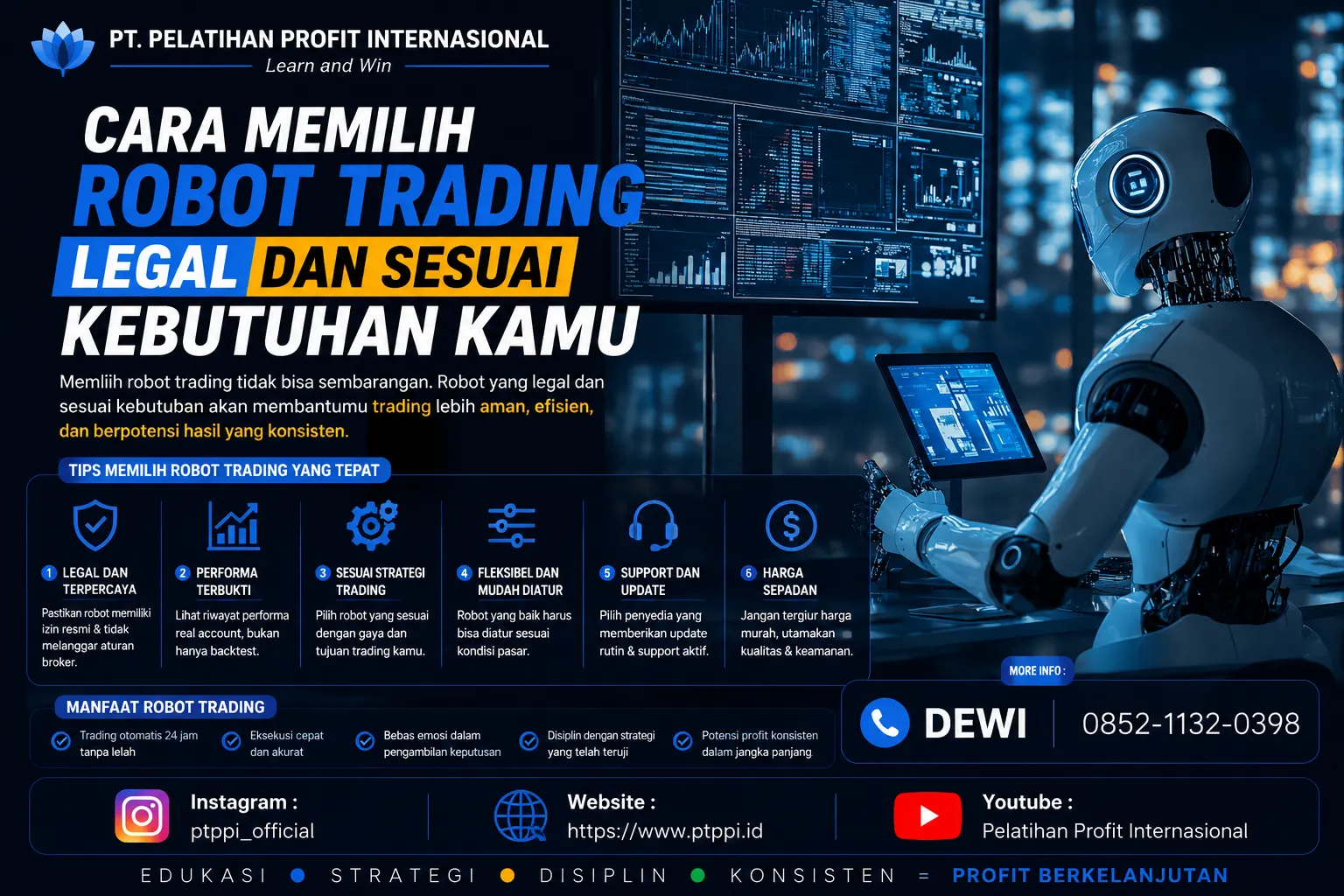 Cara Memilih Robot Trading Legal dan Sesuai Kebutuhan Kamu