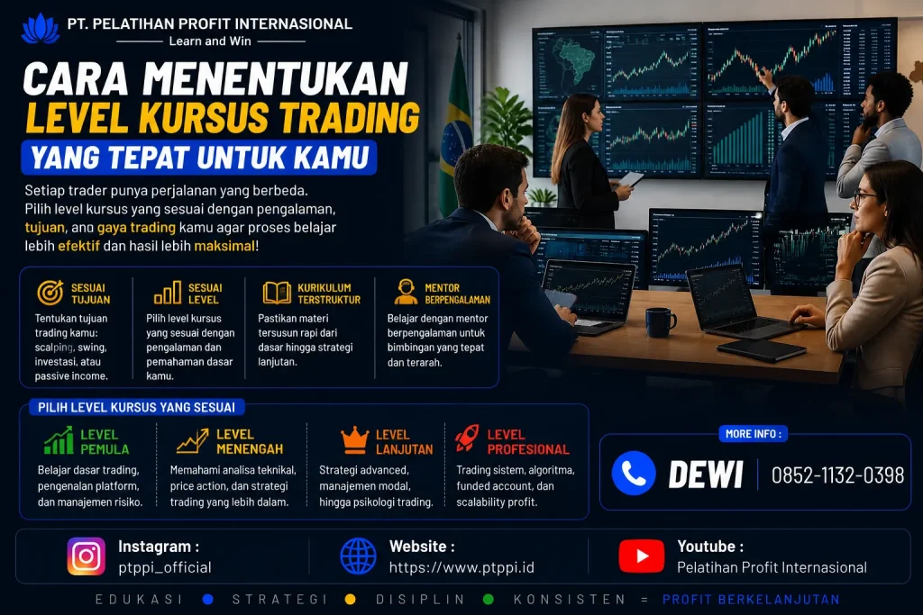 Cara Menentukan Level Kursus Trading yang Tepat untuk Kamu