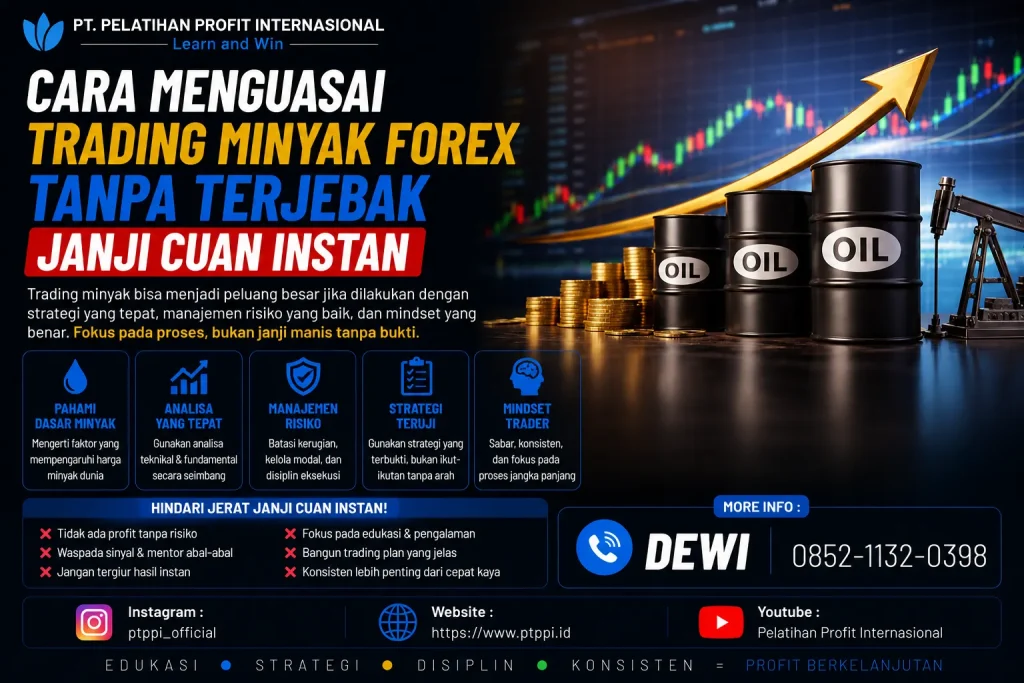 Cara Menguasai Trading Minyak Forex Tanpa Terjebak Janji Cuan Instan