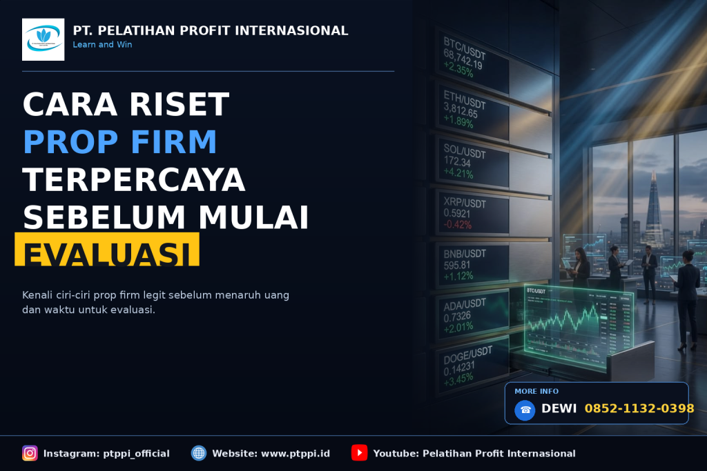 Cara Riset Prop Firm Terpercaya Sebelum Mulai Evaluasi
