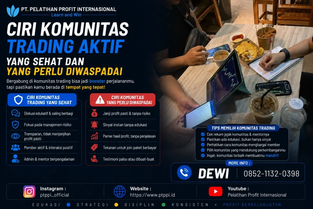 Ciri Komunitas Trading Aktif yang Sehat dan yang Perlu Diwaspadai