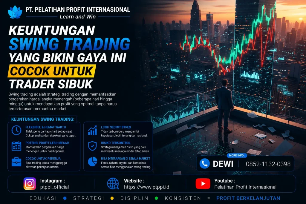 Keuntungan Swing Trading yang Bikin Gaya Ini Cocok untuk Trader Sibuk