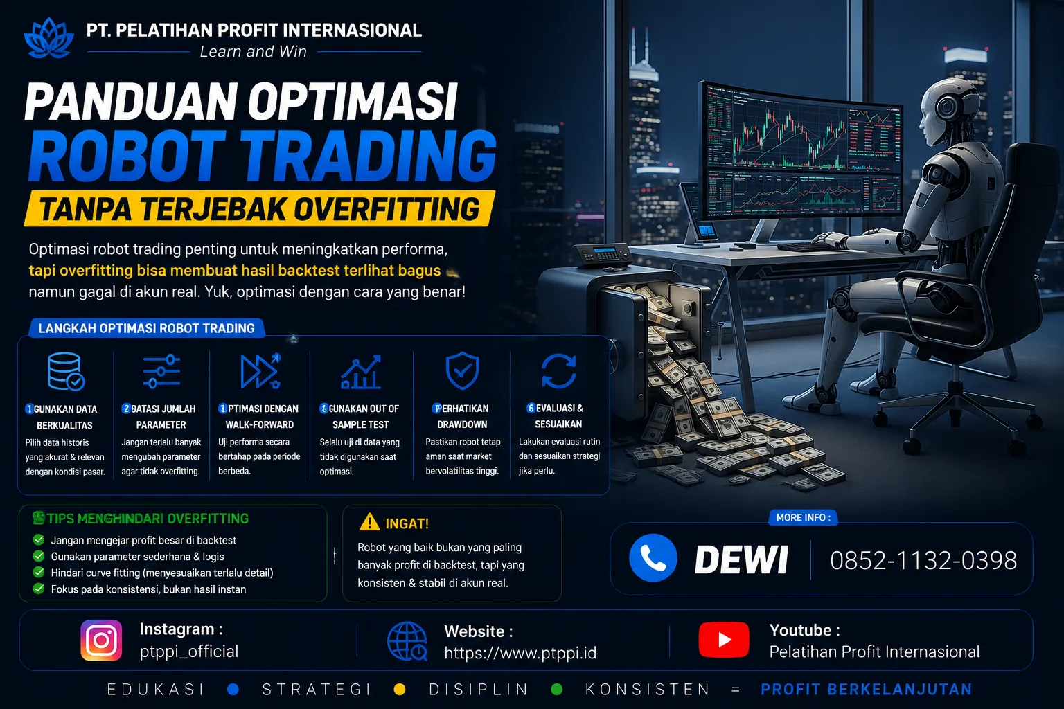 Panduan Optimasi Robot Trading Tanpa Terjebak Overfitting