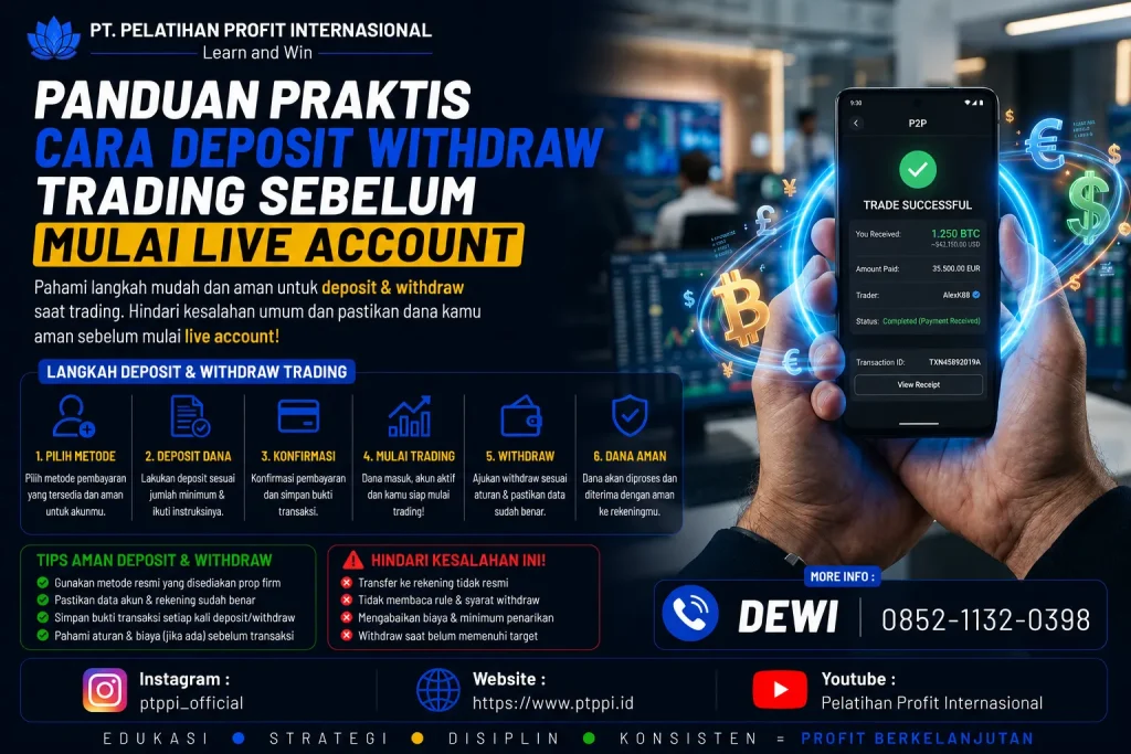 Panduan Praktis Cara Deposit Withdraw Trading Sebelum Mulai Live Account